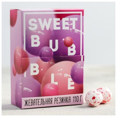 фото Жевательная резинка «шары». в коробке. со вкусом клубники. 110 г 5385478 фабрика счастья