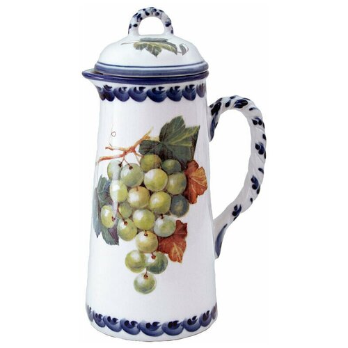 Кувшин Галактика г Гжель Ретро Виноград Гжельская роспись 1 л 3339₽