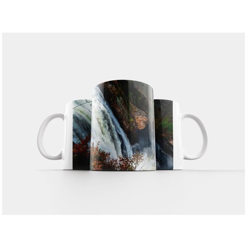 фото Кружка "канада, водопад, камень" 320 мл lotsprints