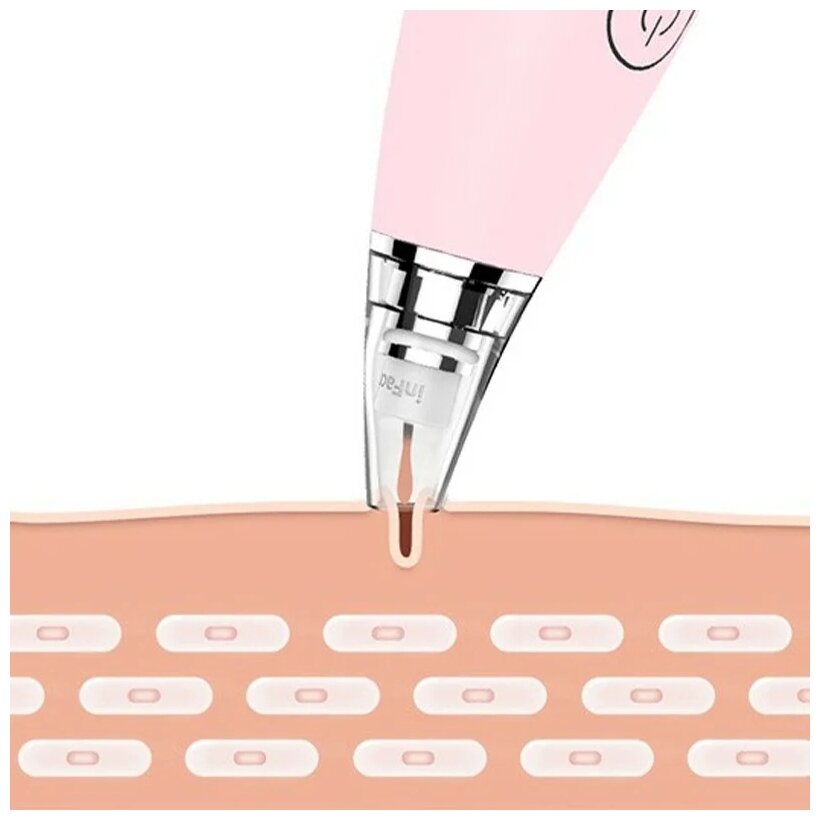 Аппарат для косметологии InFace Black Head Gauge MS7000, розовый - фотография № 4