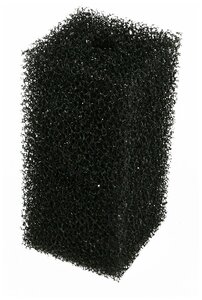 Krelong Sponge Rect-BH 02, сменная губка для фильтра, с отверстием, крупнопористая, 30PPi, 6х6х12см