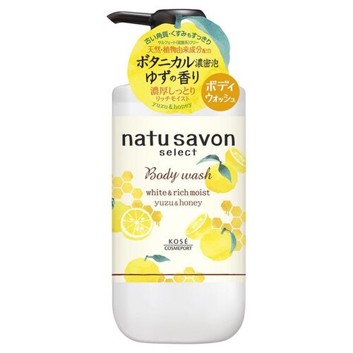 Softymo natu savon body wash yuzu honey жидкое мыло для тела, с ароматом юдзу и меда, мягкая упаковка, 360 мл