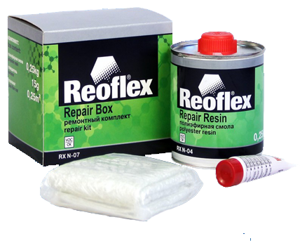 Ремонтный полиэфирный комплект Reoflex RX N-07 Repair Box 0,25 кг.