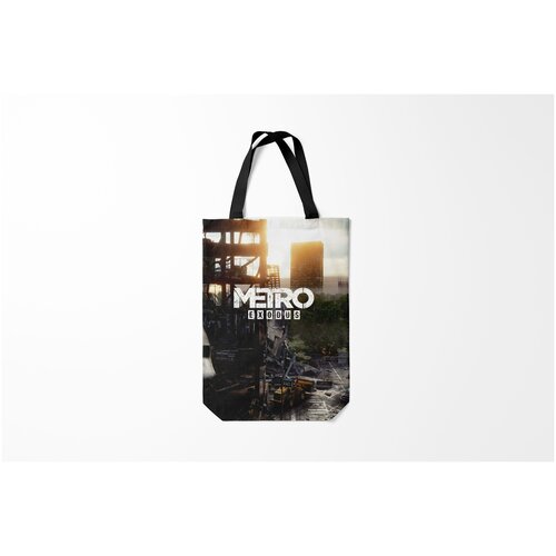 фото Сумка-шоппер / 31х42 см / геймерам / metro exodus burnettie