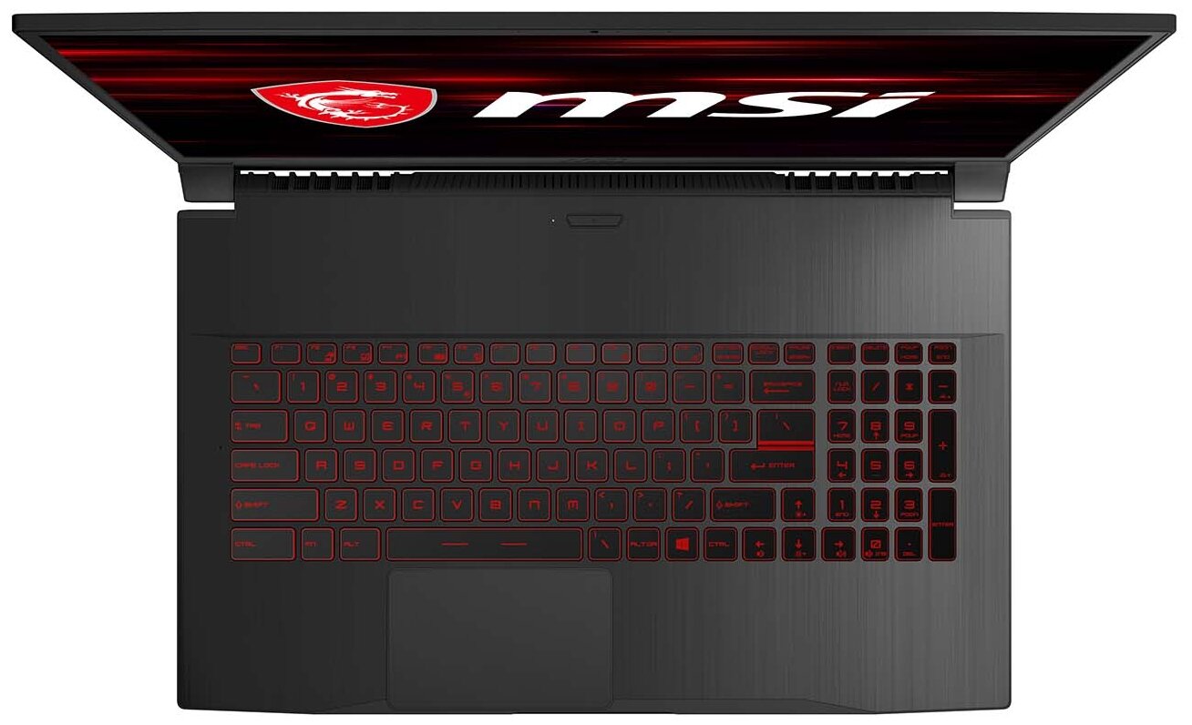 Ноутбук MSI GF75 10UEK-045XRU 9S7-17F512-045 1920x1080 Intel Core i7 26 ГГц RAM 16 ГБ SSD 512 ГБ GeForce RTX 3060 без ОС