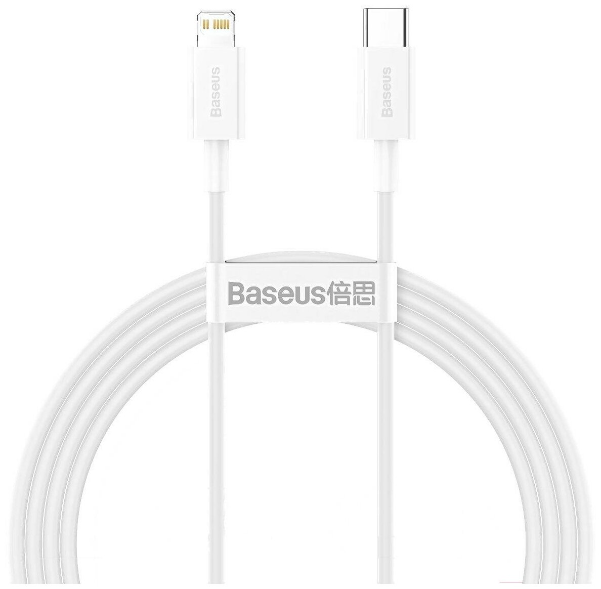 Аксессуар Baseus Superior Series Fast Charging Data Cable Type-C - Lightning PD 20W 1.5m White CATLYS-B02