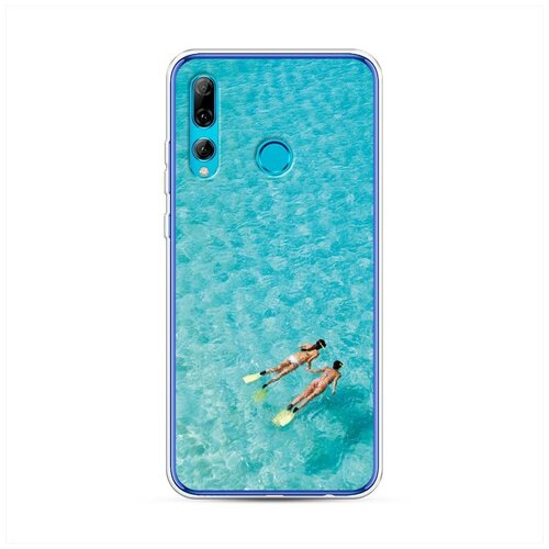 фото Силиконовый чехол "волны 3" на huawei p smart plus 2019 / хуавей п смарт 2019 case place