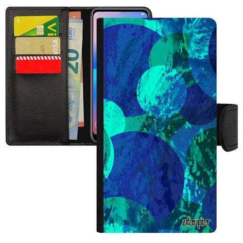 фото Чехол книжка на телефон apple iphone 7, "планеты" кольцо форма utaupia