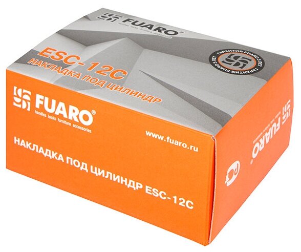 Накладка под цилиндр FUARO ESC-12C CP хром /37481/ (1 шт) - фотография № 5