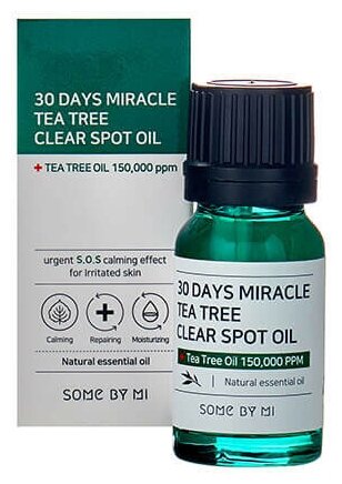 Масло для лица для точечного применения 30 DAYS MIRACLE TEA TREE CLEAR SPOT OIL 10 мл