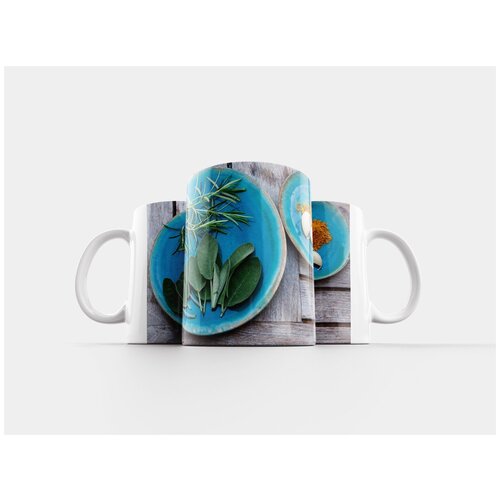 фото Кружка "приправа, розмари, мудрец 320 мл. белая" lotsprints