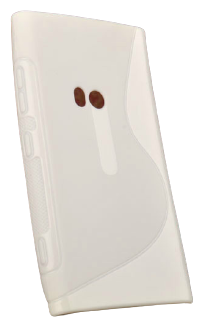 Тонкая силиконовая задняя панель-чехол-накладка MyPads для Nokia Lumia 920 белая