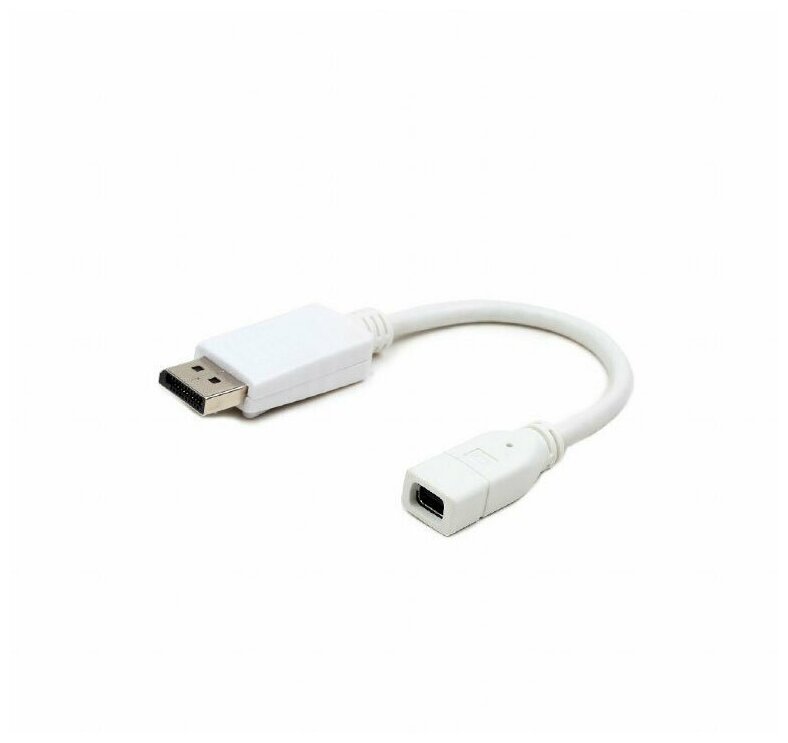 Аксессуар Gembird Cablexpert miniDisplayPort - DisplayPort 20F/20M A-mDPF-DPM-001-W White