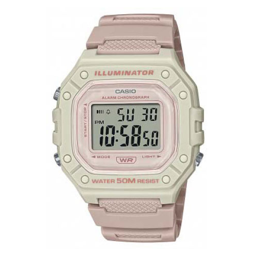 фото Наручные часы casio casio часы наручные casio w-218hc-4a, серый