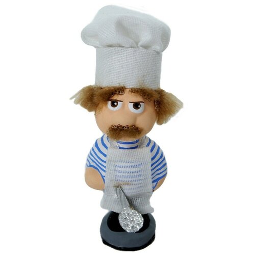 Кукла-потешка сувенирная фарфоровая Повар