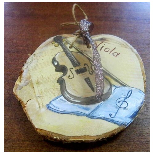 Миниатюра на спилах Ч/четверти Альт Viola