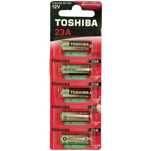 Батарейка Toshiba 23A щелочная (alkaline) Special отрывной (5шт) 23А 12V