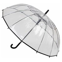 Зонт автоматический , мужской, зонт трость, женский, зонтик, защитой от ветра, светоотражающей, черный-прозрачный