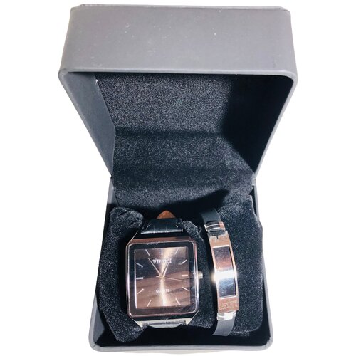 Часы мужские наручные + браслет / Подарочный набор часов / Кварцевые часы Нет бренда