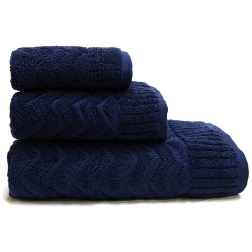 фото Tana home collection полотенце dendi цвет: тёмно-синий (50х90 см) br41714