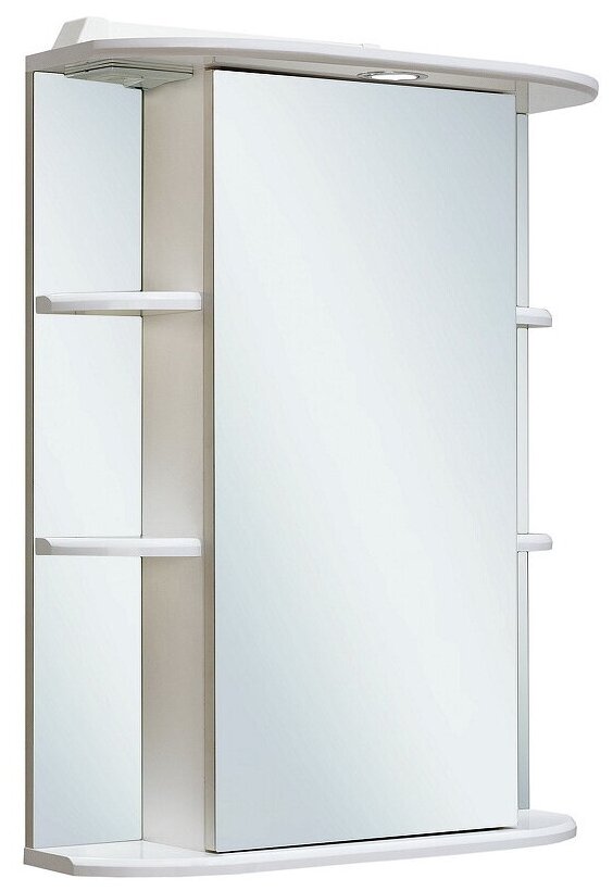 Зеркальный шкаф Runo Гиро 60 R 00000000025 с подсветкой Белый