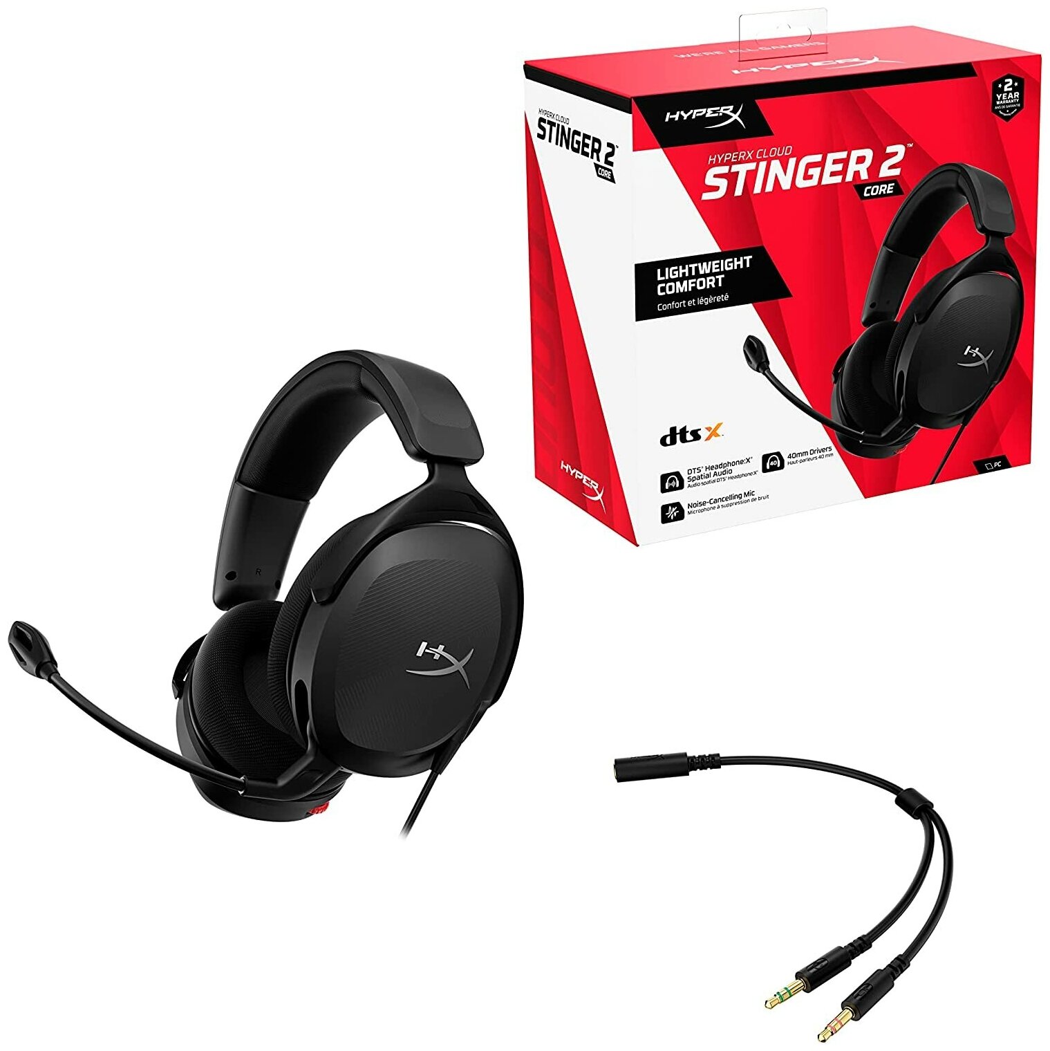 Гарнитура Hyperx Cloud Stinger 2 Core Black (683L9AA)