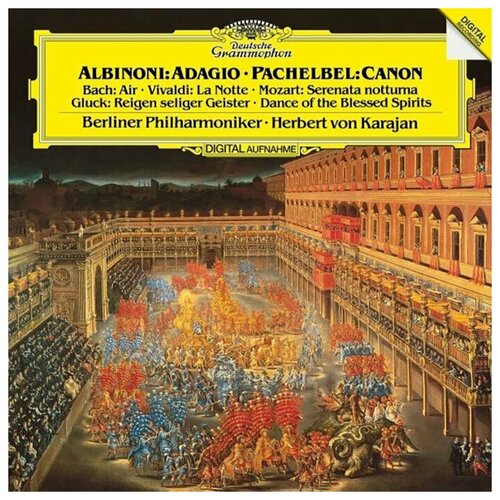 Herbert Von Karajan & Berliner Philharmoniker – Albinoni, Pachelbel, Bach, Vivaldi, Mozart, Gluck (LP) 