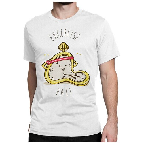 Футболка Design Heroes Часы и Искусство Мужская Белая S