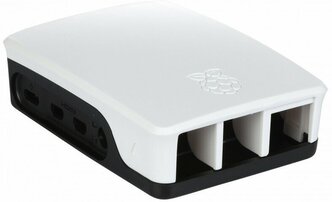 Корпус Qumo RS029 для Raspberry Pi 4 ABS Plastic White-Black