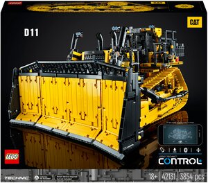 Конструктор LEGO Technic 42131 Бульдозер Cat D11 на пульте управления, 3854 дет.