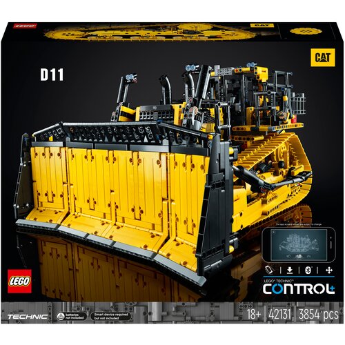 Конструктор LEGO Technic 42131 Бульдозер Cat D11 на пульте управления, 3854 дет.