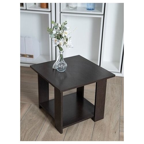 Стол журнальный Квадро, квадратный, Выбеленное дерево, 50х50 см