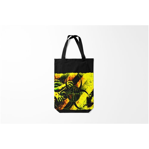 фото Сумка-шоппер / 31х42 см / геймерам / resident evil biohazard burnettie