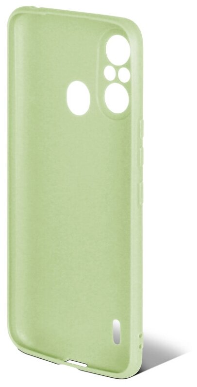 Чехол DF для Itel A49 Silicone Light Green itCase-05 - фотография № 2