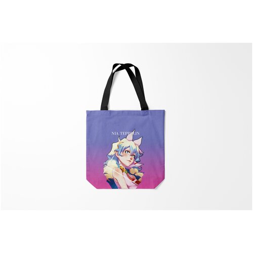 фото Сумка-шоппер / 40х40 см / аниме / гуррен лаганн nia gurren lagann burnettie