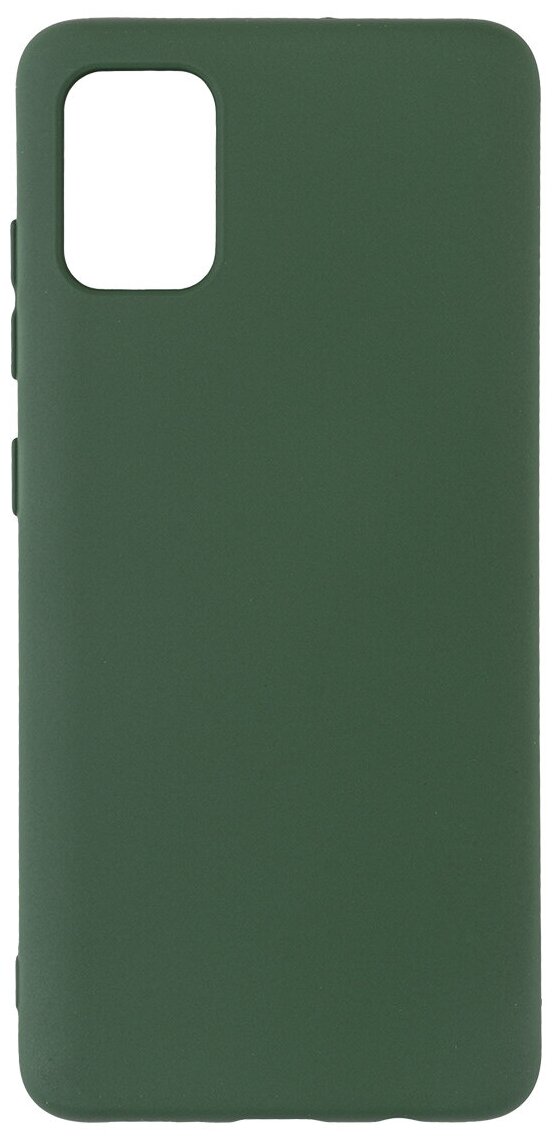 Чехол для Samsung Galaxy A51. Soft touch premium. Болотный.