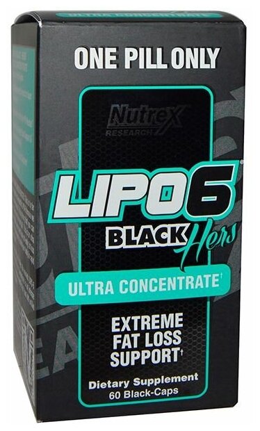 Lipo-6 Black Hers Ultra Concentrate, 60 капсул