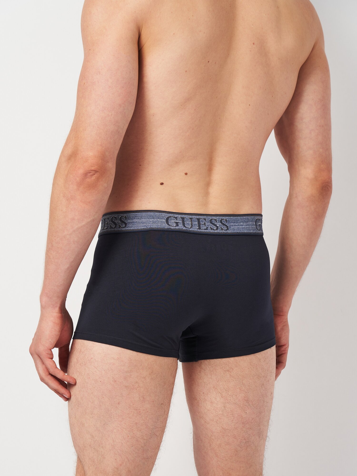 Трусы GUESS, комплект из 3 шт., размер M, синий — фото 1