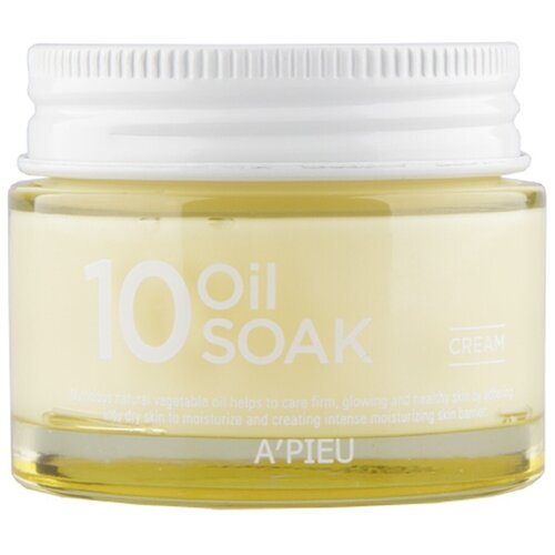 A'PIEU 10 Oil Soak Cream Крем для лица на растительных маслах, 50 мл
