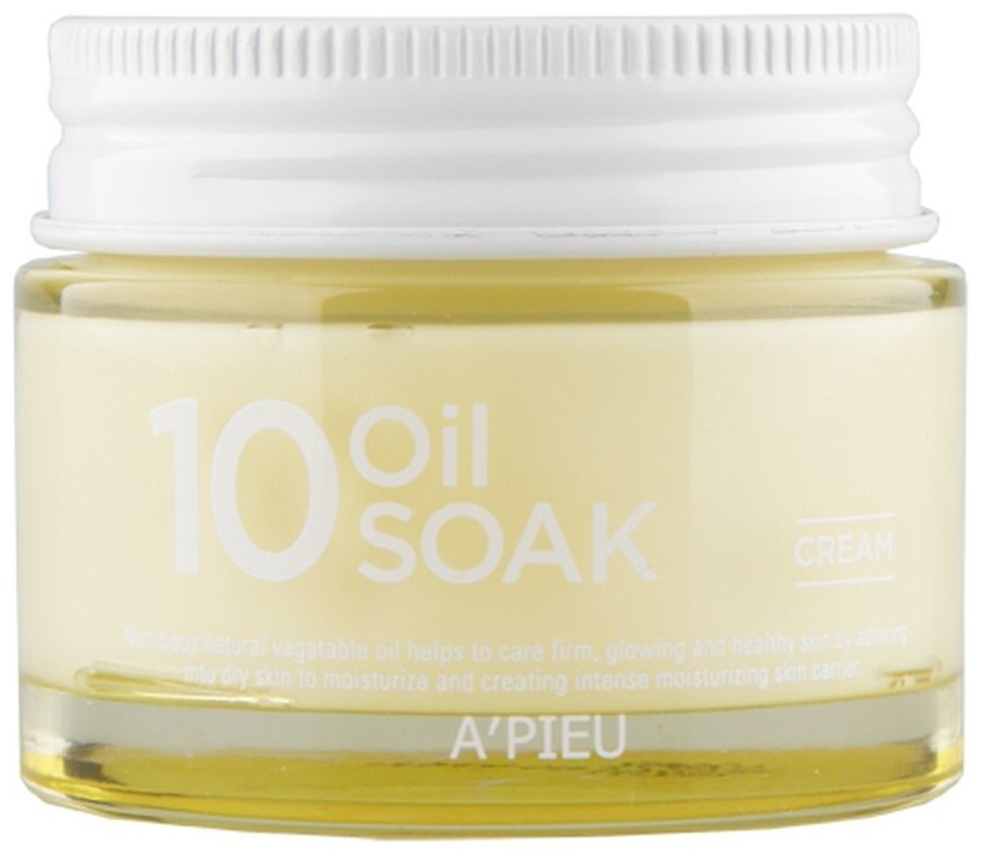 фото A'PIEU 10 Oil Soak Cream Крем для лица на растительных маслах