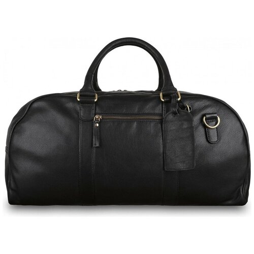 фото Мужская кожаная дорожная сумка ashwood leather m-58 black