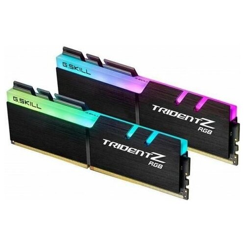 Оперативная память 32Gb DDR4 3200MHz G Skill Trident Z RGB F4-3200C16D-32GTZR 2x16Gb KIT 1420500₽