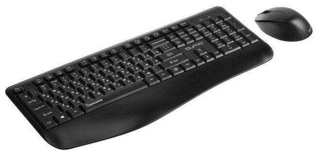 Клавиатура+мышь беспроводная QUMO Space K57/M75 черный