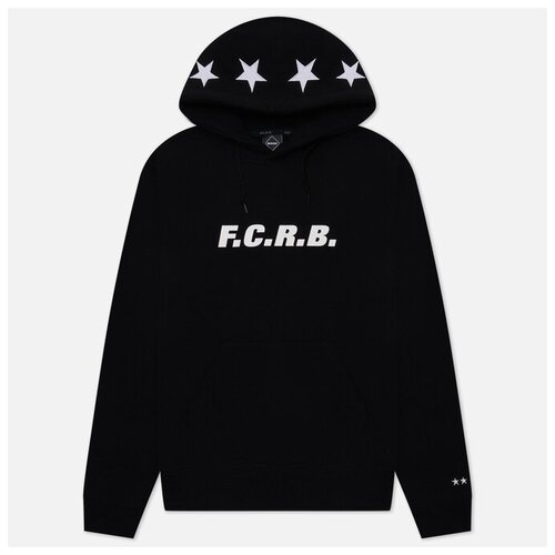 фото Мужская толстовка f.c. real bristol star applique classic logo hoodie чёрный , размер xl f.c.real bristol