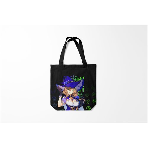 фото Сумка-шоппер / 40х40 см / геймерам / genshin impact лиза burnettie