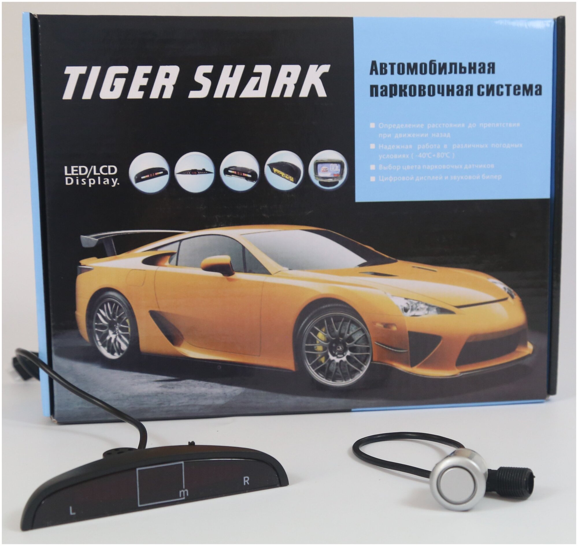 Парктроник TIGER SHARK TS 401 (цвет серебристый)