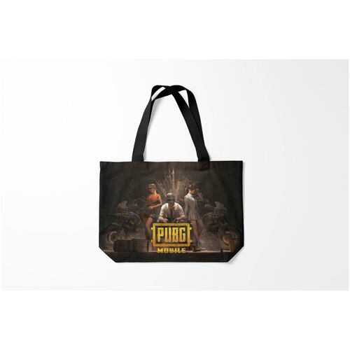 фото Сумка-шоппер / 46х35 см / геймерам / pubg mobile burnettie