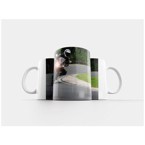 фото Кружка "мотоцикл, пилот, гонка" 320 мл lotsprints