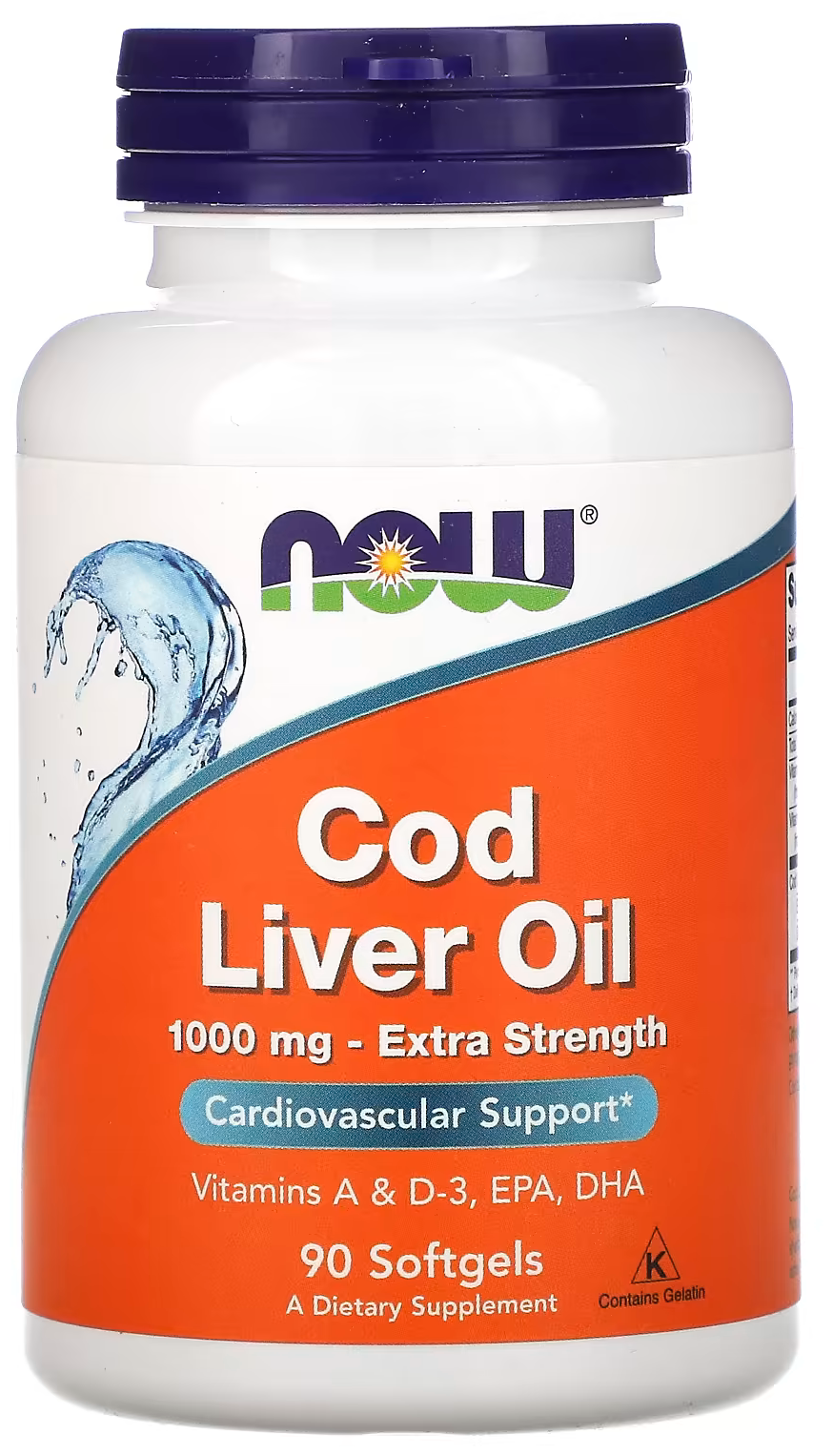 Cod Liver Oil капс., 1000 мг, 190 г, 90 шт.