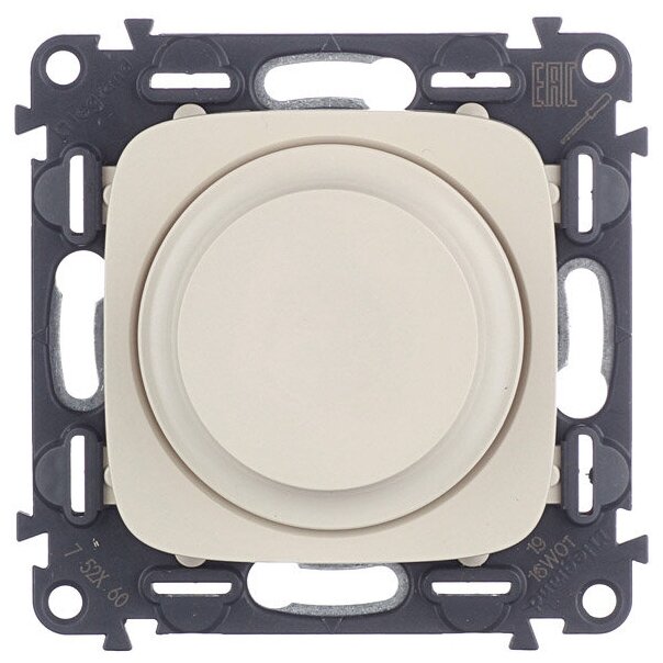 Диммер Legrand Valena Allure 752860 скрытая установка слоновая кость 5-300 Вт IP40